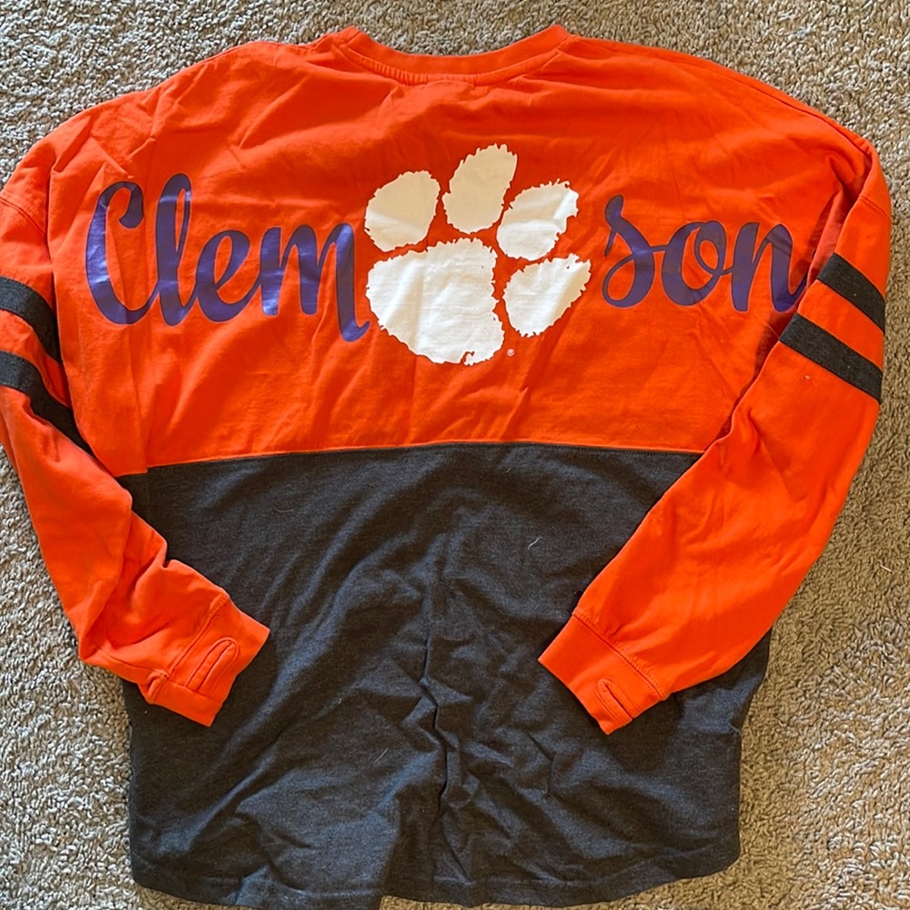 Clemson Jersey Pom Pom long sleeve